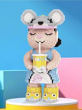 Winktoys-Summer Boba Large 3D Bear Building Block Set